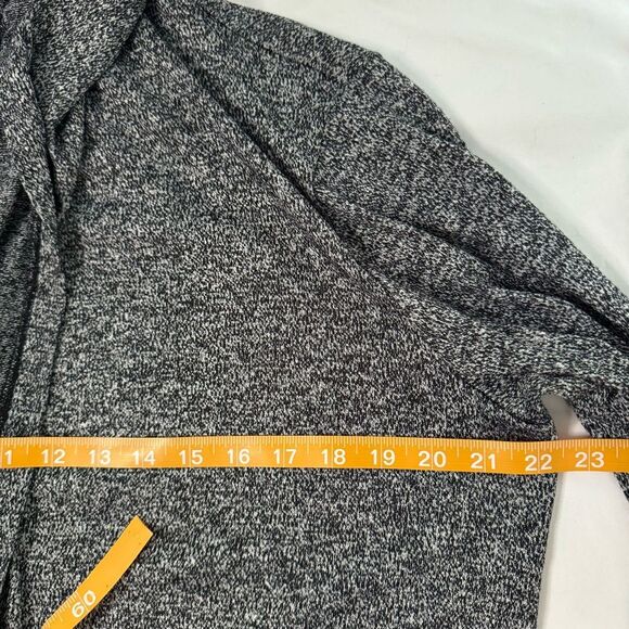 Athleta Pose Wrap Marled Cardigan Sweater Open Front Size L Athleisure Gym Yoga - Picture 4 of 9